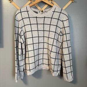 Madewell | Grid Pattern Sweater